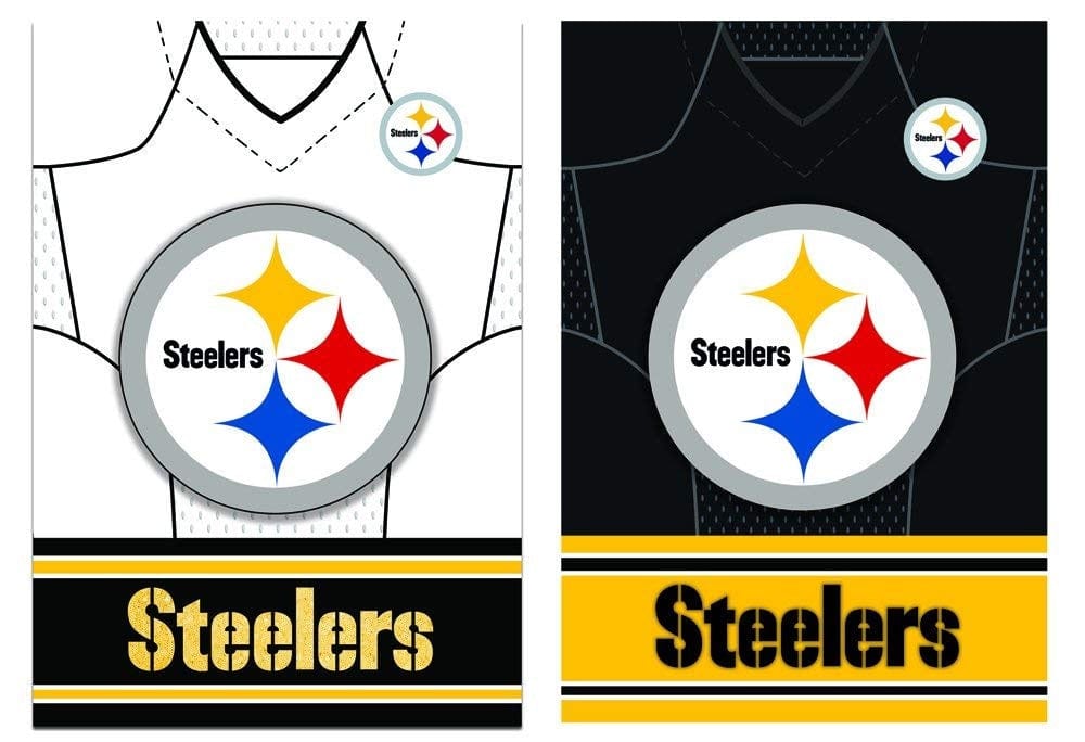 Pittsburgh Steelers Banner 2 Sided NFL Jersey House Flag heartlandflags