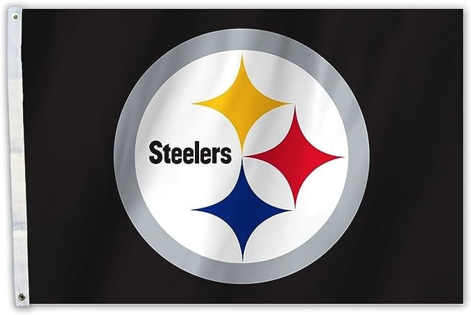 Pittsburgh Steelers Flag 2x3 Logo 2 Sided heartlandflags