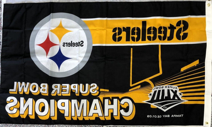 Pittsburgh Steelers Super Bowl XLIII Champions 3x5 Flag heartlandflags