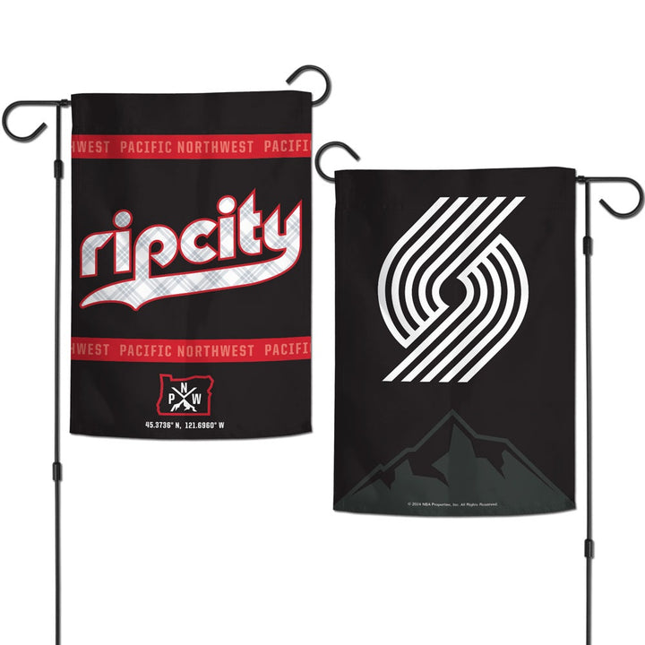 Portland Trail Blazers City Garden Flag 2 Sided heartlandflags