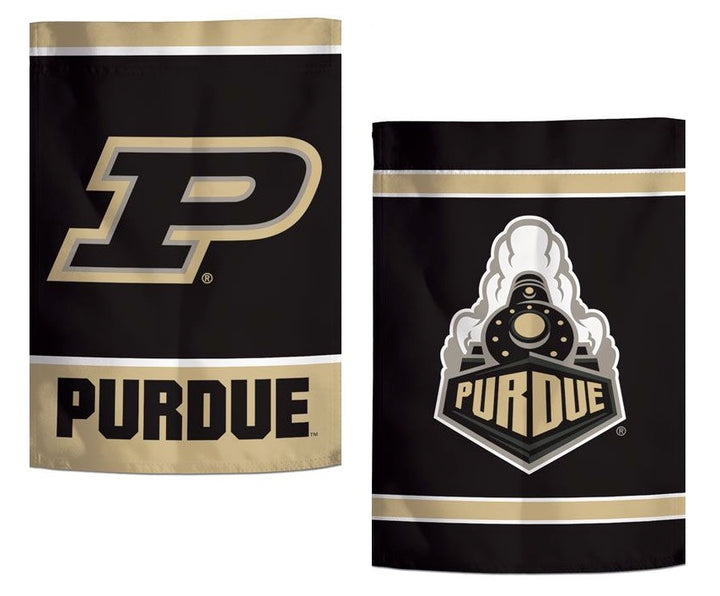 Purdue Boilermakers Garden Flag 2 Sided Logo heartlandflags