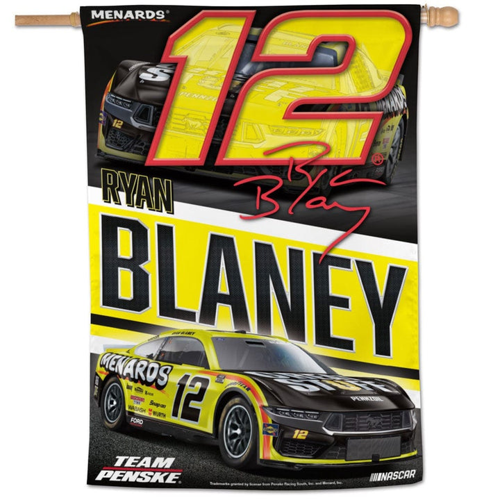 Ryan Blaney Banner 2024 Flag heartlandflags