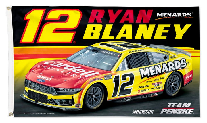 Ryan Blaney Flag 3x5 Menards 2025 heartlandflags