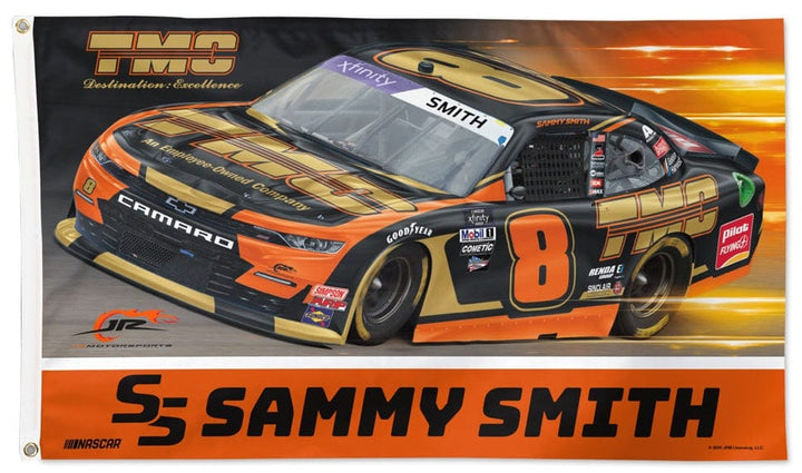 Sammy Smith Flag 3x5 TMC Race Car 2024 heartlandflags