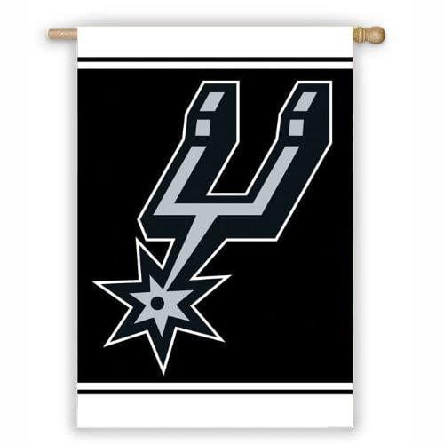 San Antonio Spurs Banner 2 Sided Applique Flag heartlandflags