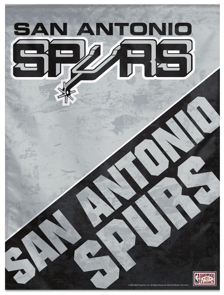 San Antonio Spurs Flag Hardwood Classics House Banner heartlandflags