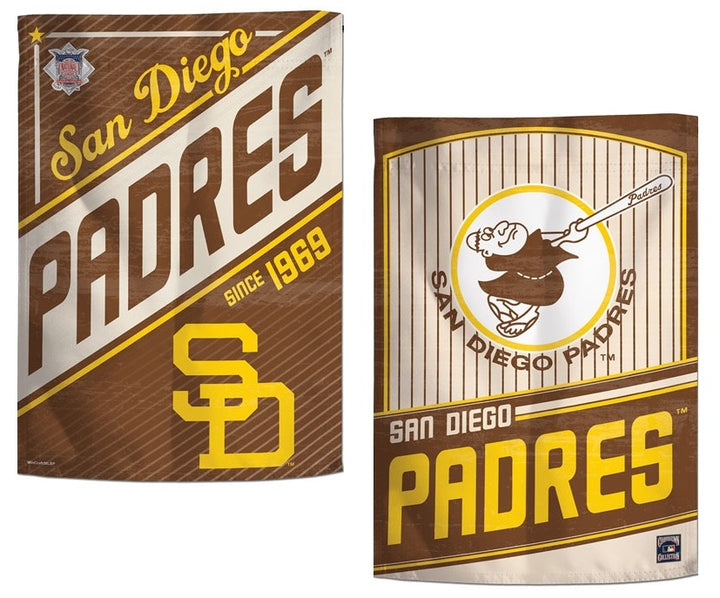 San Diego Padres Garden Flag 2 Sided Cooperstown heartlandflags