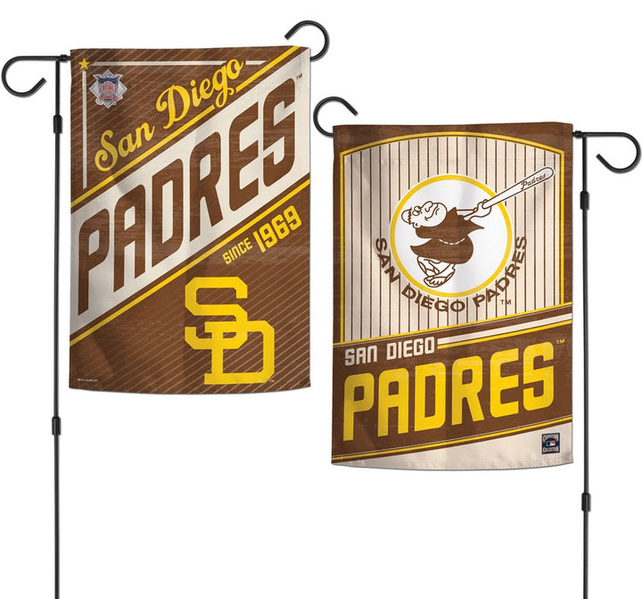 San Diego Padres Garden Flag 2 Sided Cooperstown heartlandflags