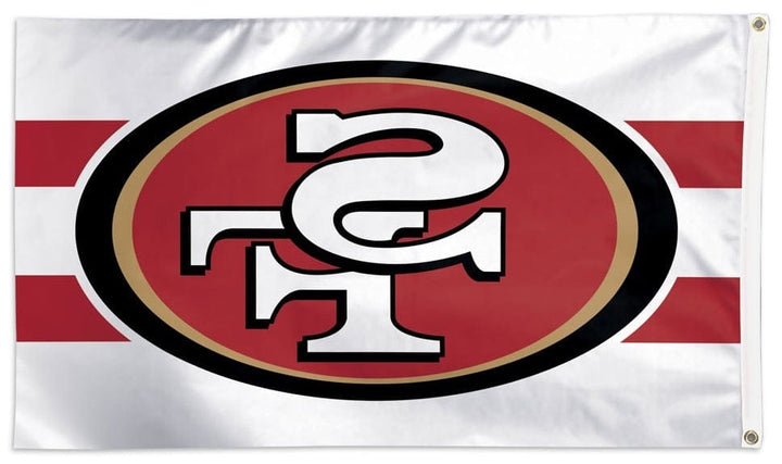 San Francisco 49ers Flag 3x5 Away Stripe heartlandflags