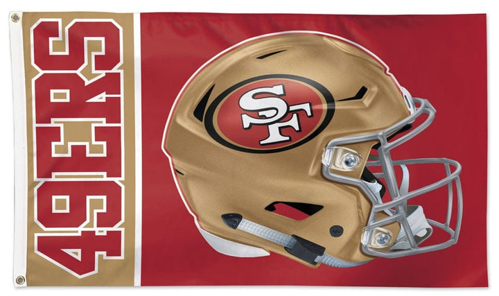 San Francisco 49ers Flag 3x5 Helmet Design heartlandflags