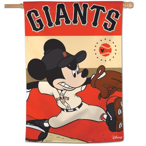 San Francisco Giants House Flag Disney Mickey Mouse heartlandflags