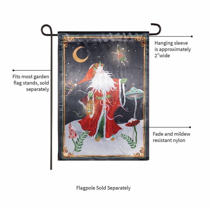 Santa's Forest of Wonder Garden Flag 2 Sided heartlandflags