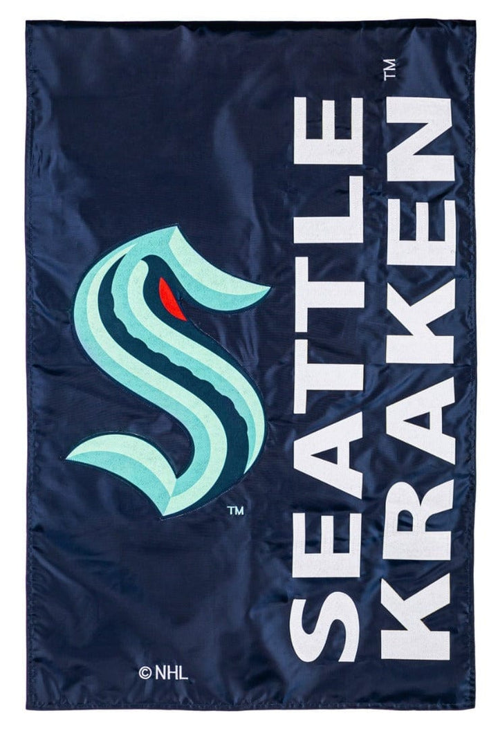 Seattle Kraken Banner 2 Sided House Flag heartlandflags