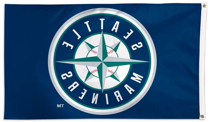 Seattle Mariners Flag 3x5 Logo heartlandflags