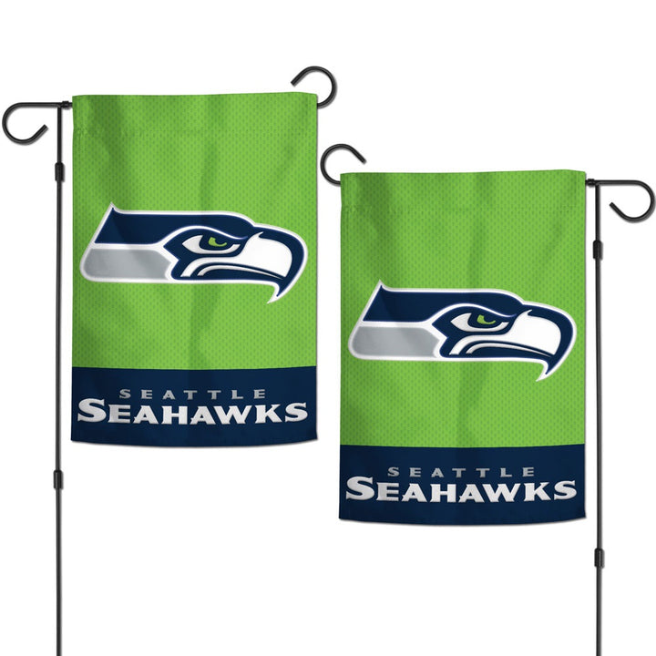 Seattle Seahawks Garden Flag Embroidered 2 Sided heartlandflags