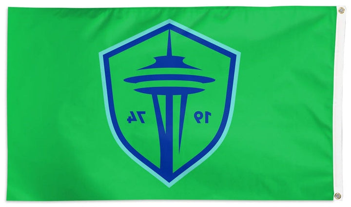 Seattle Sounders Flag 3x5 New Logo heartlandflags