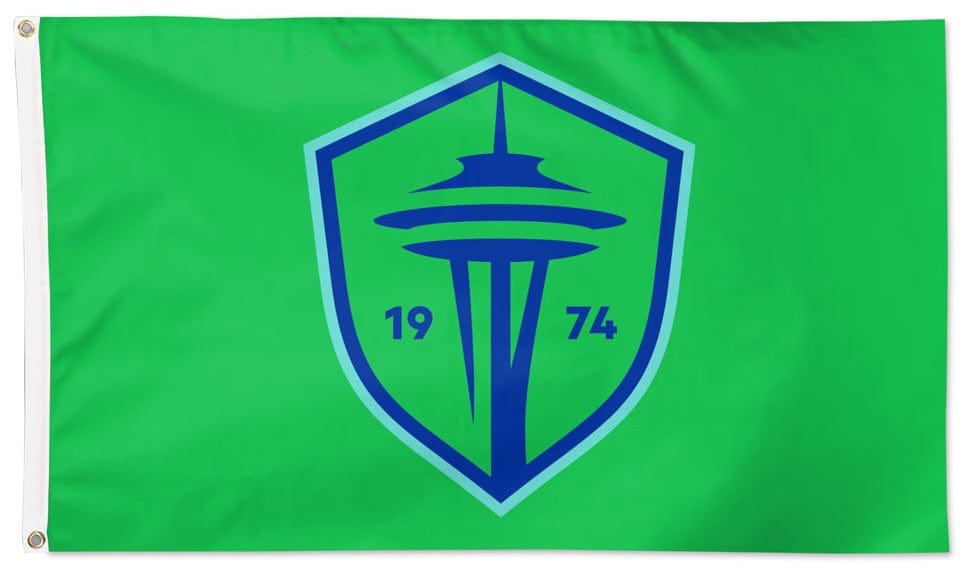 Seattle Sounders Flag 3x5 New Logo heartlandflags