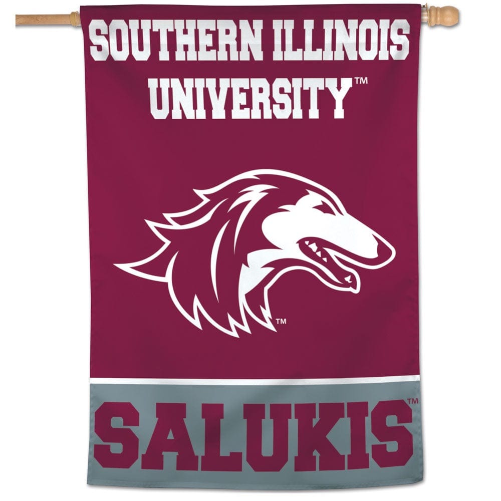 Southern Illinois University Banner Salukis House Flag heartlandflags