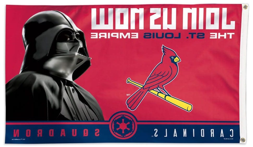 St Louis Cardinals Flag 3x5 Squadron Empire Darth Vader heartlandflags