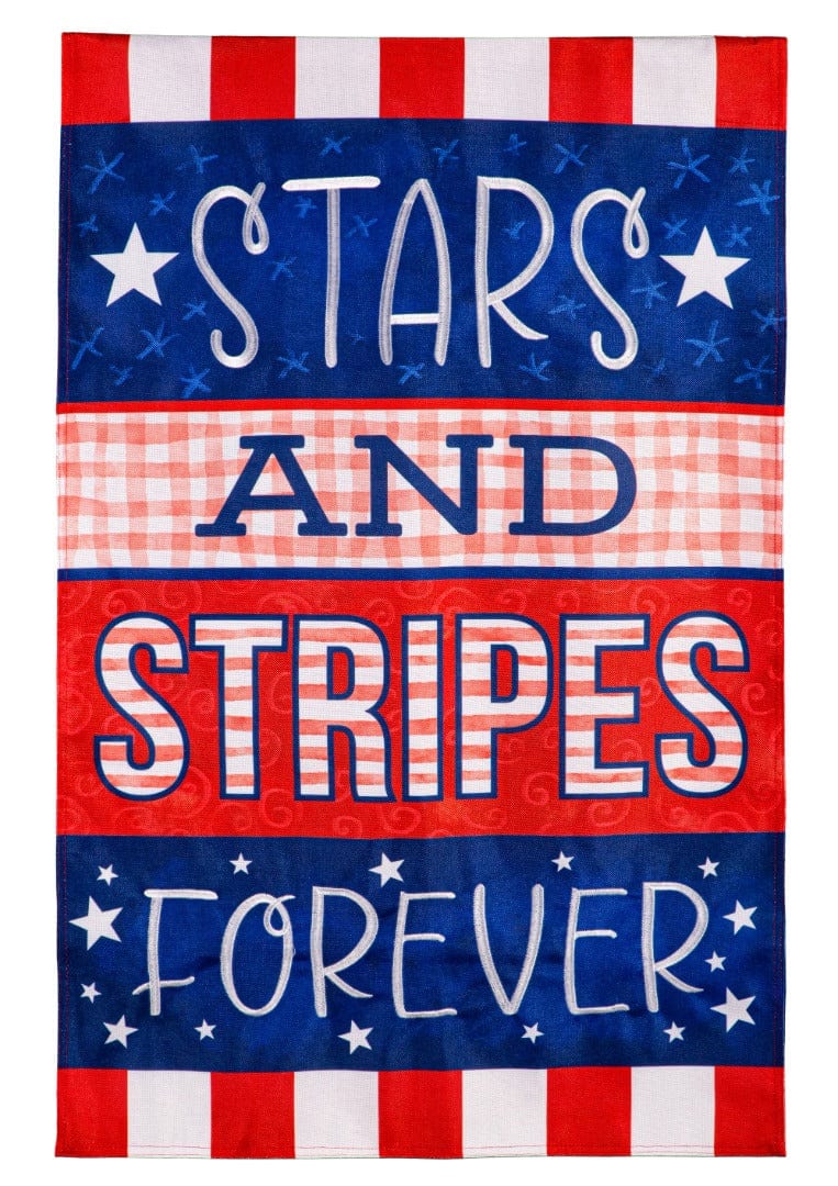 Stars and Stripes Forever Banner 2 Sided Flag heartlandflags