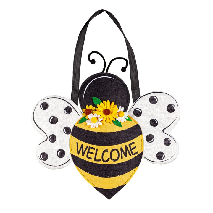 Summer Home Sweet Home Bee Lighted Door Decoration Hanger heartlandflags