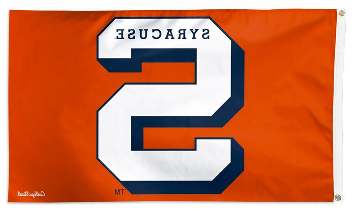 Syracuse University Flag 3x5 Throwback Logo heartlandflags