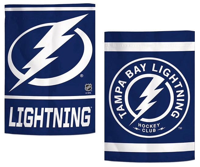 Tampa Bay Lightning Garden Flag 2 Sided Logo heartlandflags