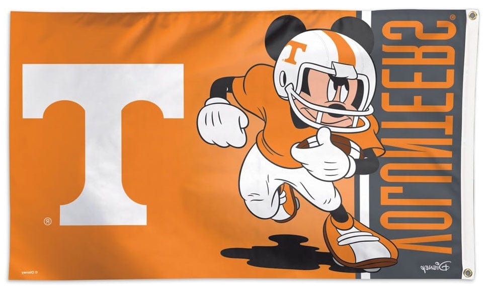 Tennessee Volunteers Flag 3x5 Mickey Mouse Football heartlandflags