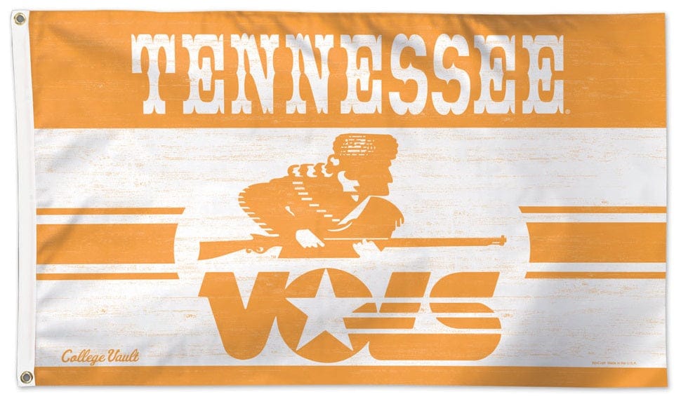 Tennessee Volunteers Flag Vintage Vault Logo 3x5 heartlandflags