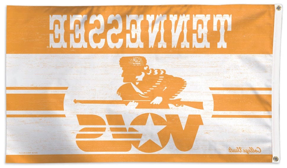 Tennessee Volunteers Flag Vintage Vault Logo 3x5 heartlandflags