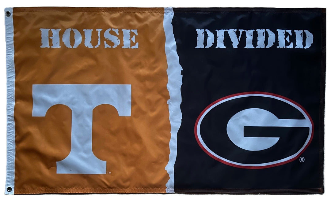 Tennessee and Georgia House Divided 2 Sided 3x5 heartlandflags