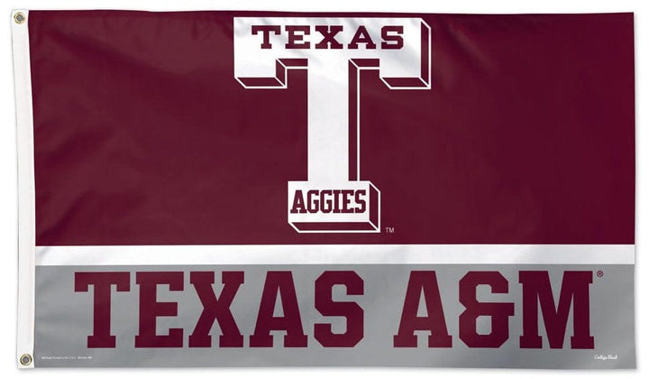 Texas A&M Aggies Flag 3x5 Vintage Throwback Logo heartlandflags