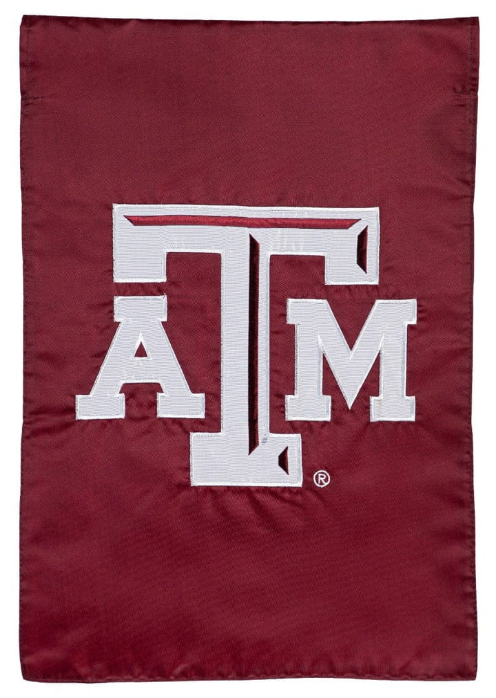 Texas A&M Garden Flag 2 Sided Applique Logo heartlandflags