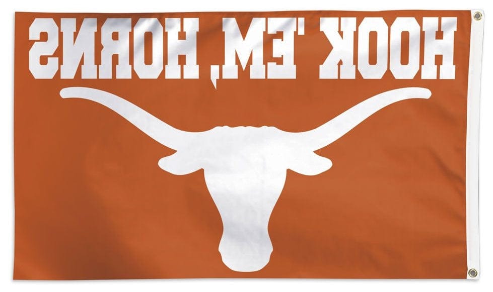 Texas Longhorns Flag 3x5 Hook 'Em Horns heartlandflags