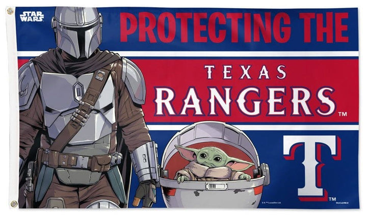 Texas Rangers Flag 3x5 Protecting The Rangers Star Wars heartlandflags