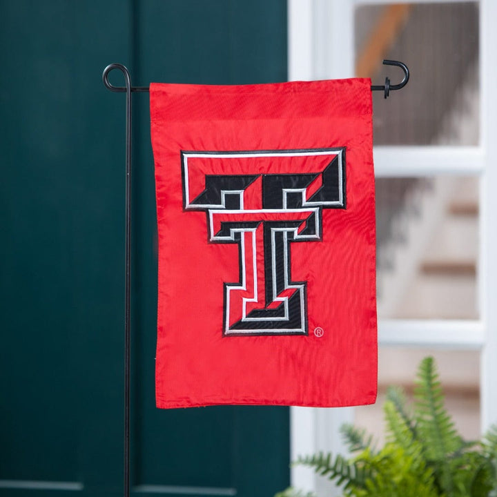 Texas Tech University Garden Flag 2 Sided Applique Logo heartlandflags