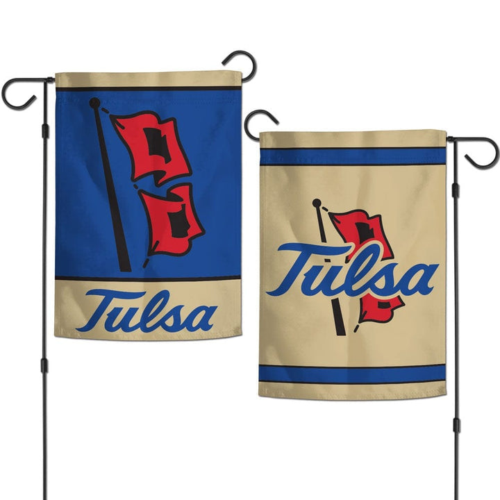 Tulsa Garden Flag 2 Sided Drillers Logo heartlandflags