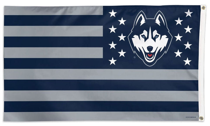 UConn Huskies Americana Flag 3x5 Stars and Stripes heartlandflags