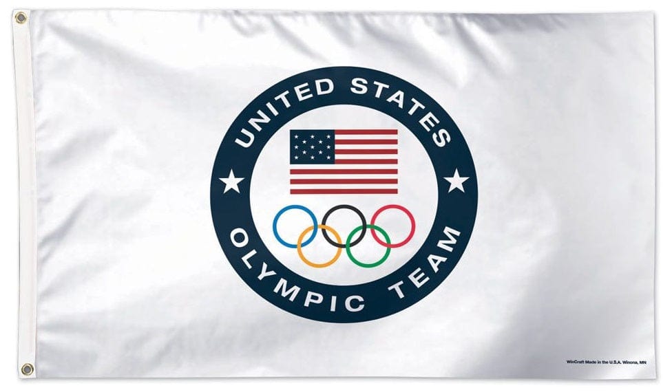 USOC Olympic Team Flag 3x5 United States heartlandflags