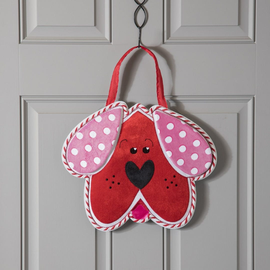 Valentine Puppy Love Door Decoration Hanger heartlandflags