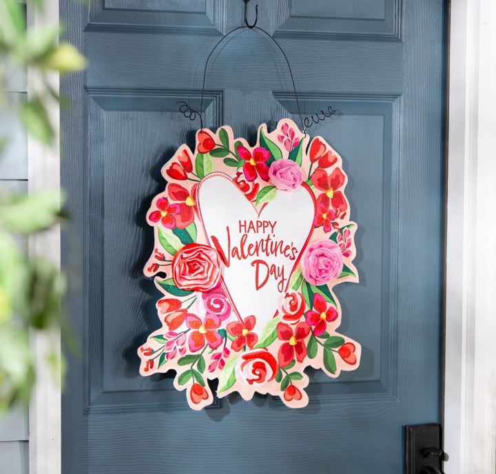 Valentine and Spring Door Decoration Reversible heartlandflags