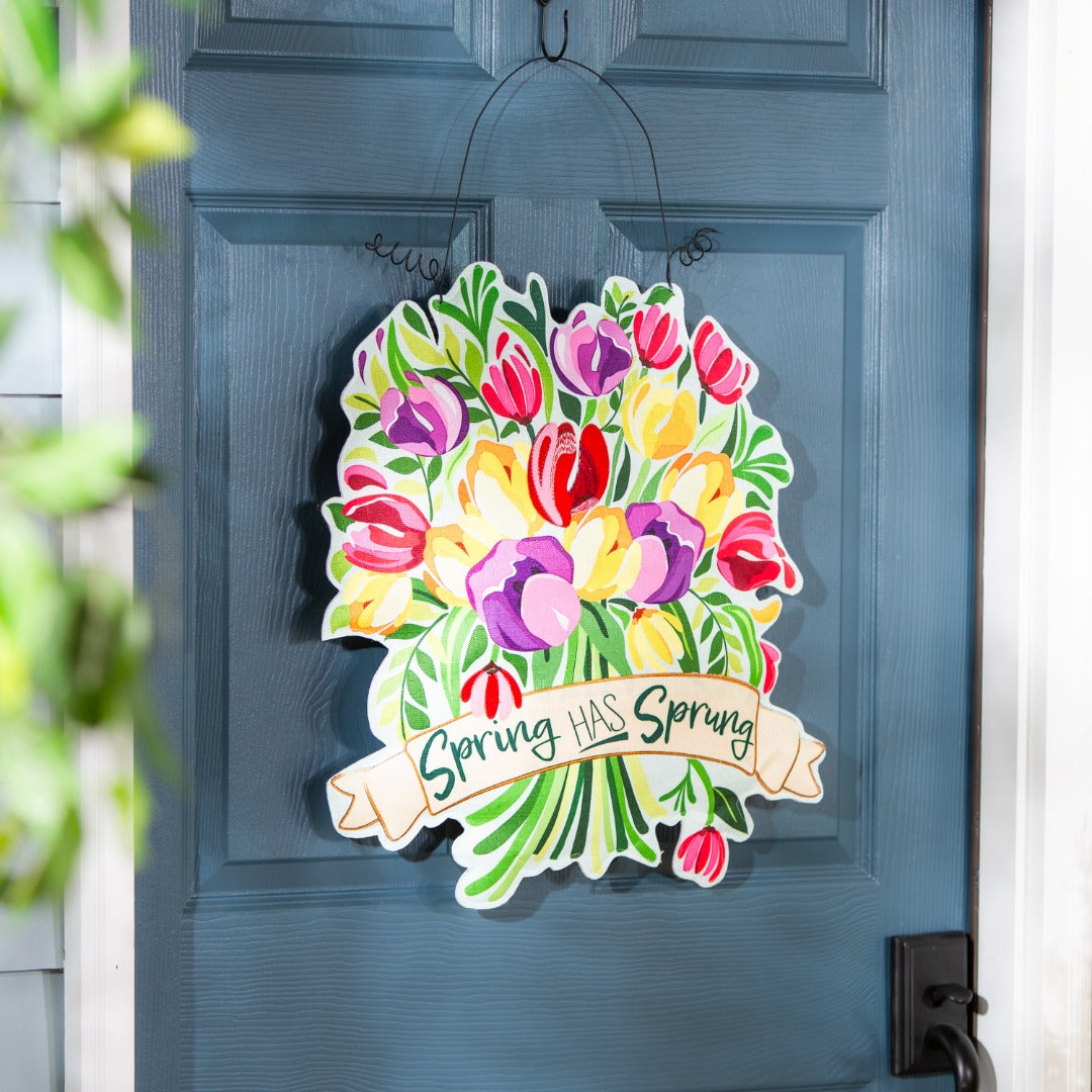 Valentine and Spring Door Decoration Reversible heartlandflags