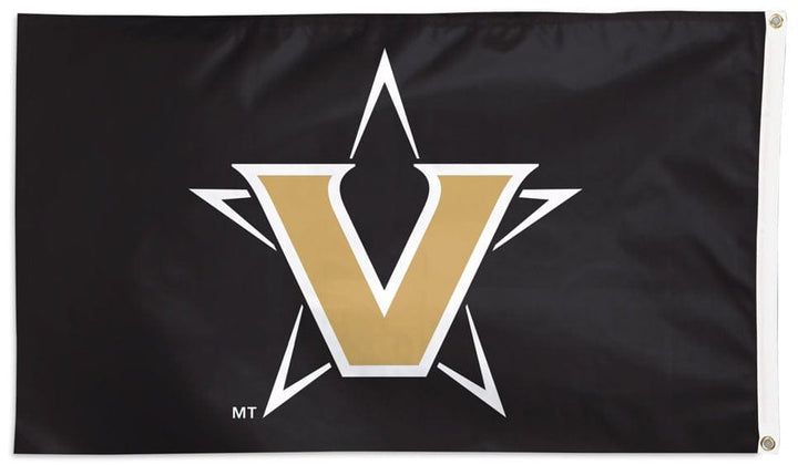 Vanderbilt Commodores Flag 3x5 Black New Logo heartlandflags