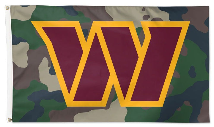 Washington Commanders Flag 3x5 Camouflage heartlandflags