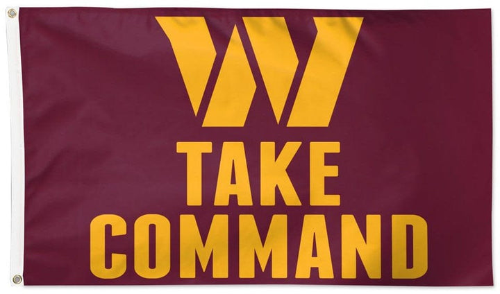 Washington Commanders Flag 3x5 Take Command heartlandflags