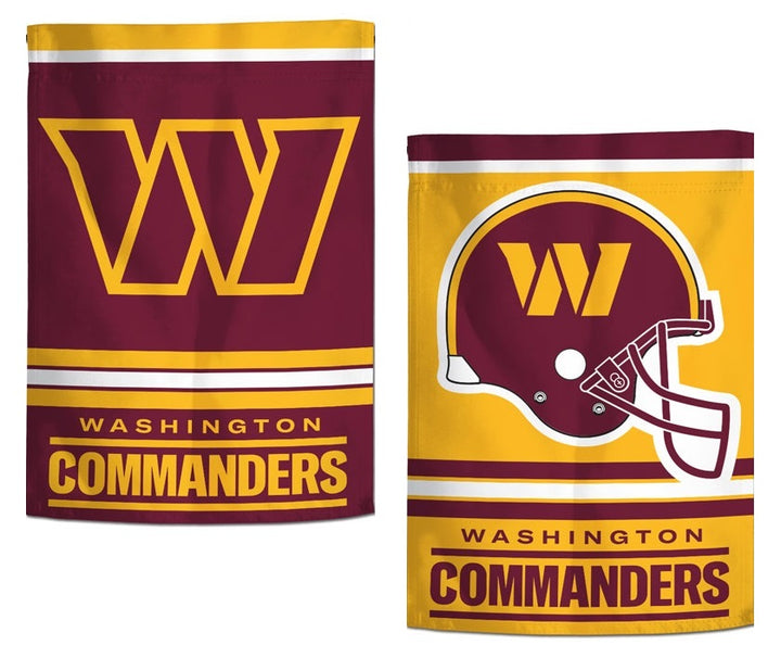 Washington Commanders Garden Flag 2 Sided Logo heartlandflags