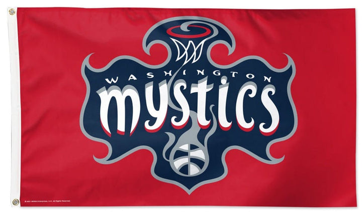 Washington Mystics Flag 3x5 Logo heartlandflags