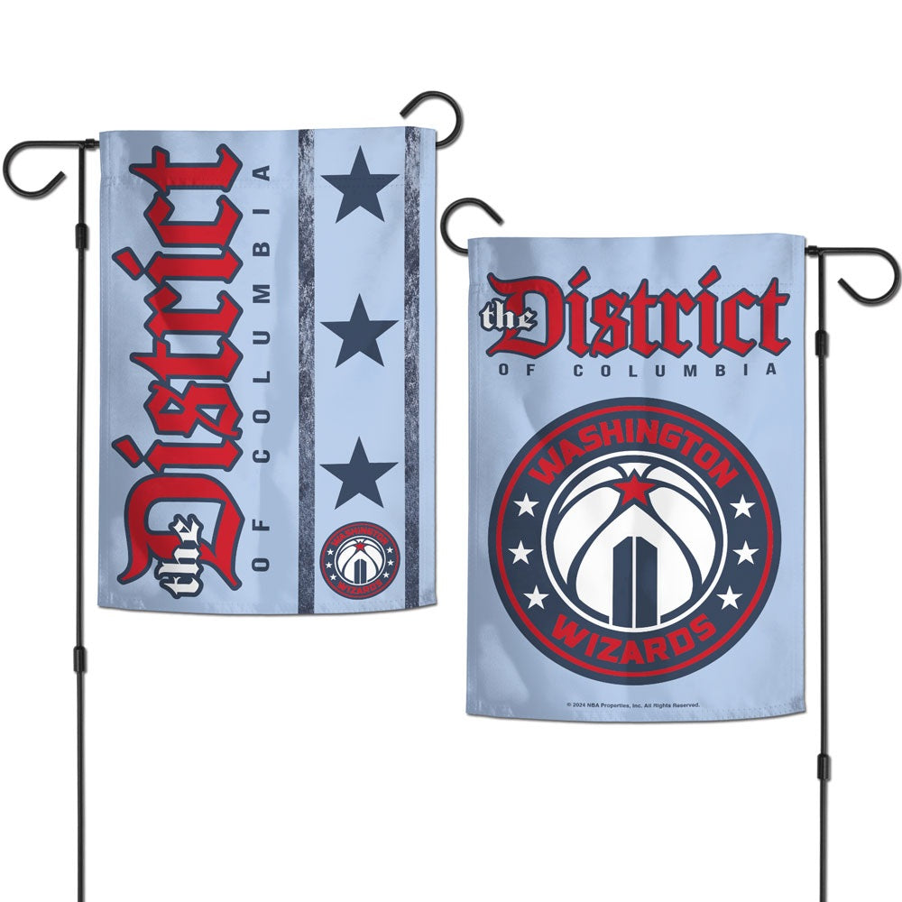 Washington Wizards City Garden Flag 2 Sided heartlandflags