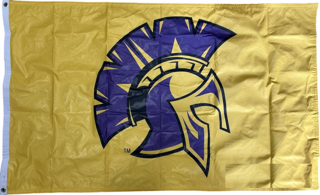 Waukee Warriors Flag 3x5 Yellow 2 Sided heartlandflags