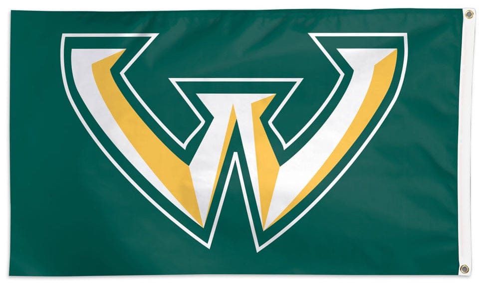 Wayne State Warriors Flag 3x5 Logo heartlandflags